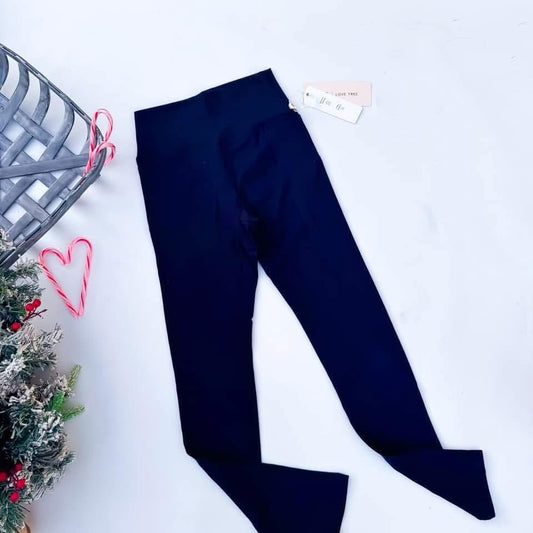 Love Tree Black Flare Leggings