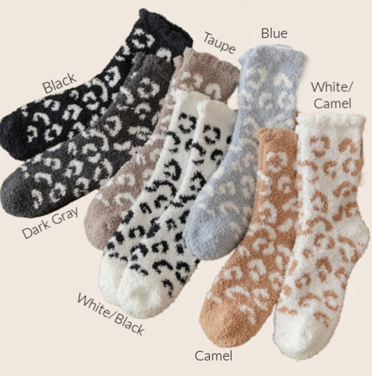 Leopard Softy Socks
